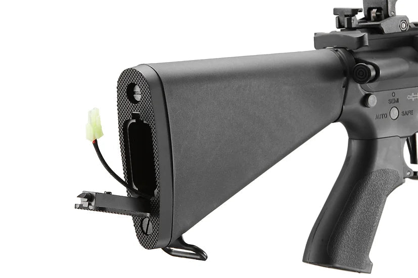 Lancer Tactical Proline 7" M-LOK Battle Hawk Airsoft AEG Rifle w/Stubby Stock - Black