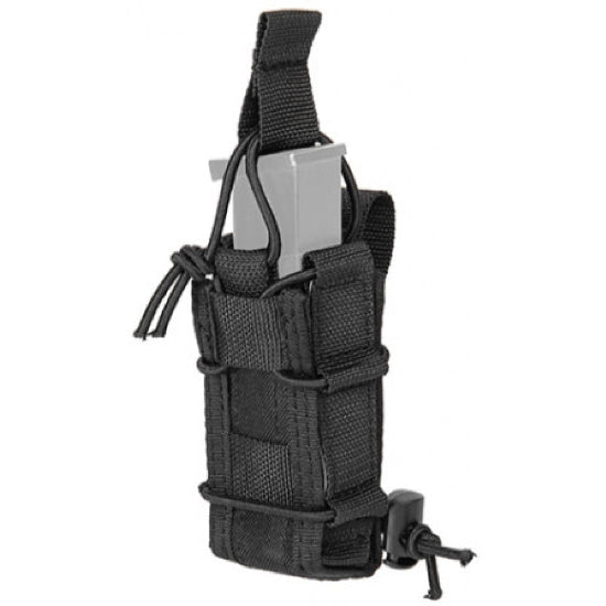 Lancer Tactical Single Hi-Capa Magazine Bungee Pouch - Black