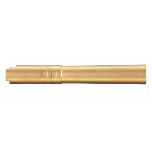 Lancer Tactical TM Hi-Capa 5.1 Threaded Outer Barrel (.45 ACP Marking) - Stainless Gold (GG08-05)