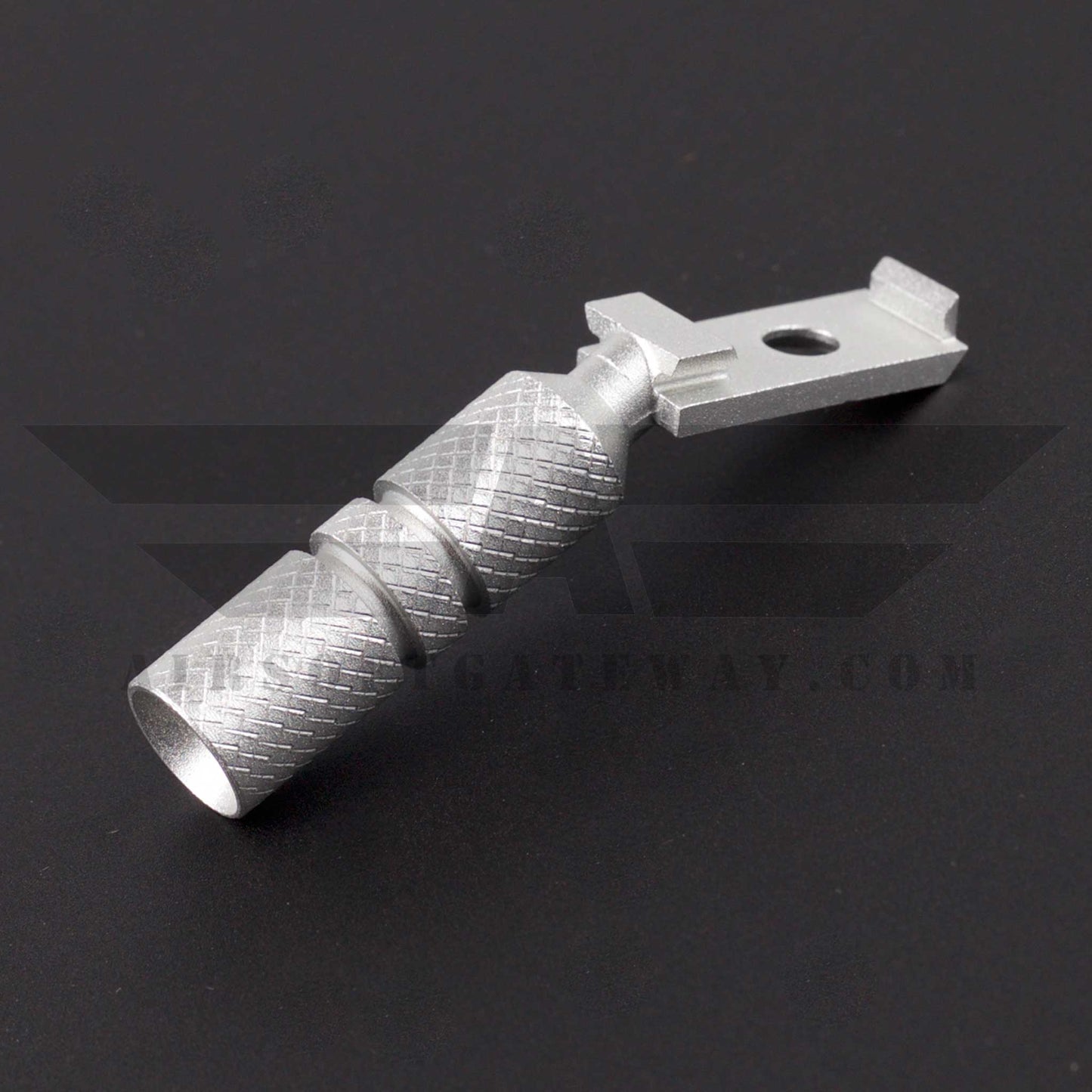 UAC TM Hi-Capa Gas Blowback Airsoft Pistol Cocking Handle (Type B) - Dull Silver (GG08-10)