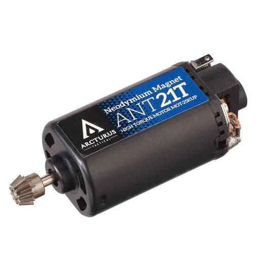 Arcturus Airsoft AEG High-Torque 25K Neodymium Motor 21T w/MIM Steel Pinion Gear (Type O) Short (GG06-02)