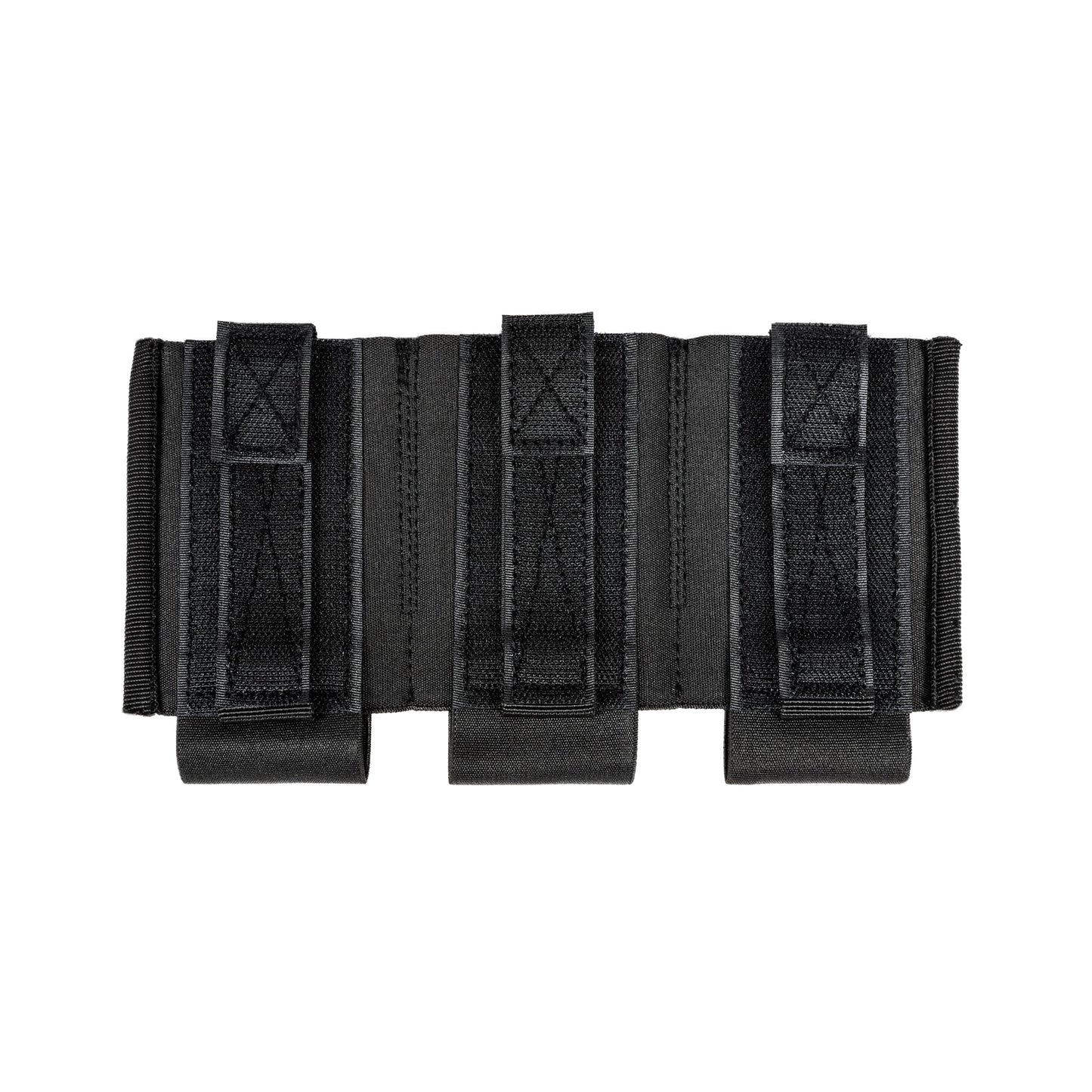 HK Army Airsoft Molle AR M4 Rifle Mag Cell (3-Cell) - Black