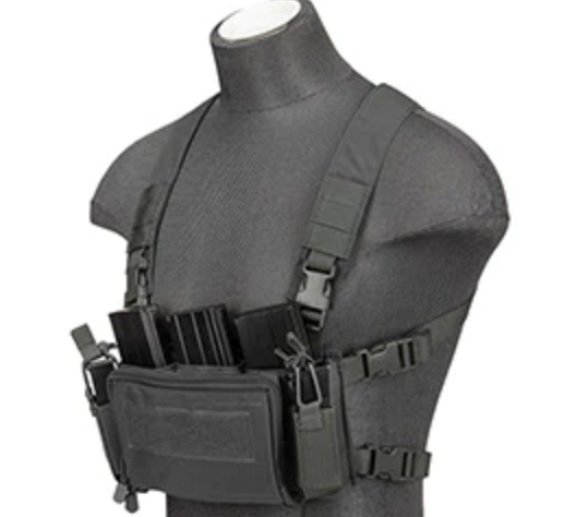 Lancer Tactical Airsoft AEG / Hi-Capa Minimalist Tactical Chest Rig