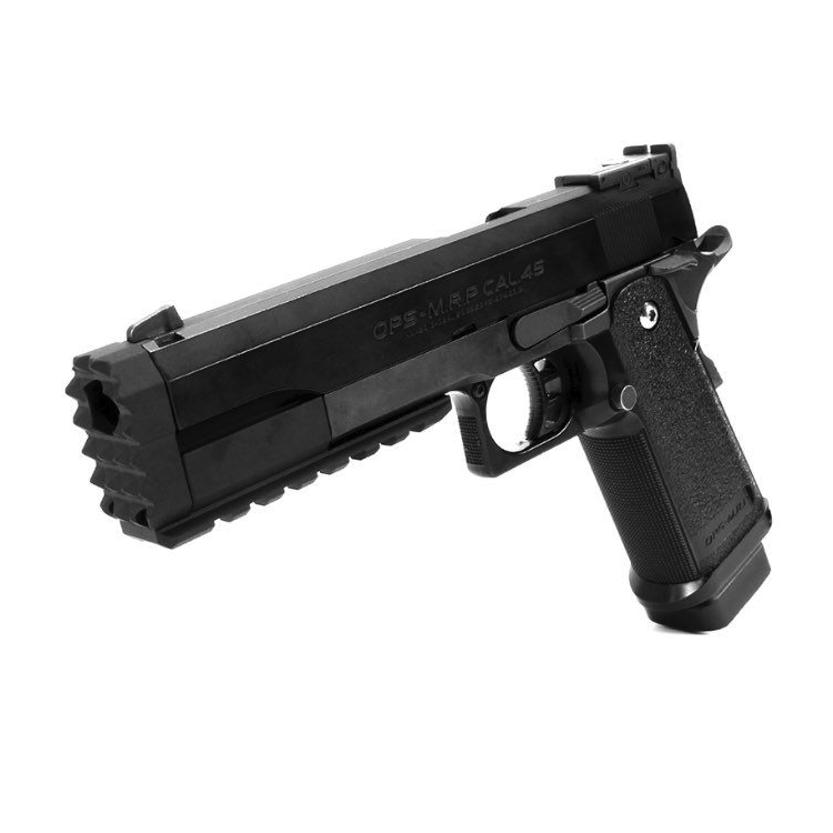 Nine Ball Hi-Capa 5.1 Gas Blowback Airsoft Pistol Strike Front Kit NEO - Black (GG08-03)