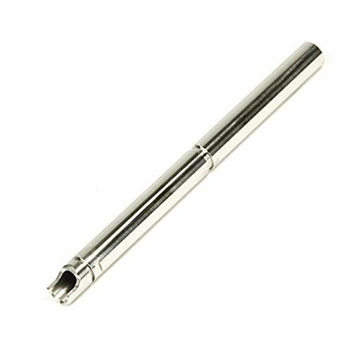 Nine Ball Hi-Capa 5.1 Gold Match Gas Blowback Airsoft Pistol Power Inner Barrel (6.00mm x 112.5mm) - Stainless (GG08-03)