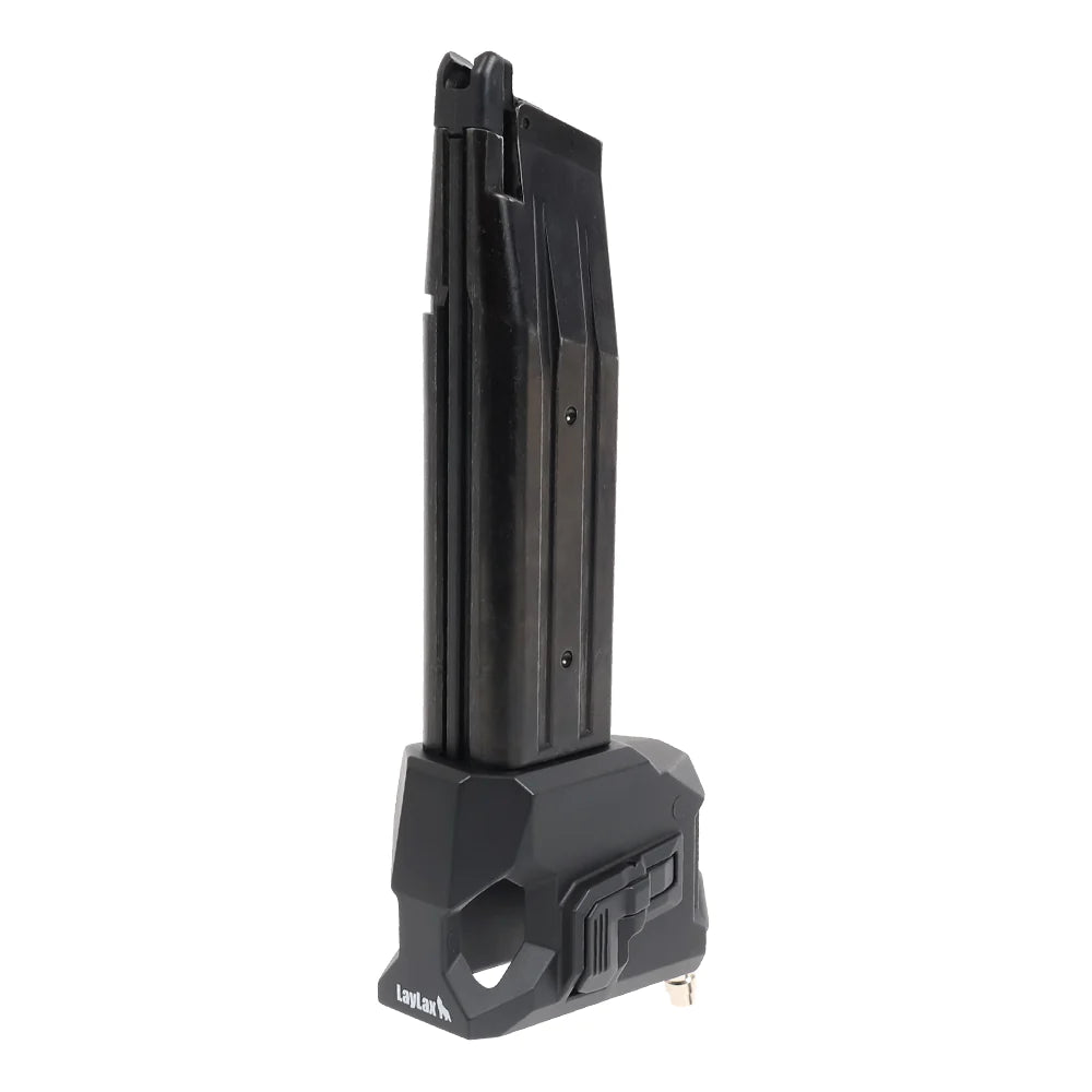 Nine Ball Hi-Capa Gas Blowback Airsoft Pistol HPA M4 AEG Magazine Adapter - Black