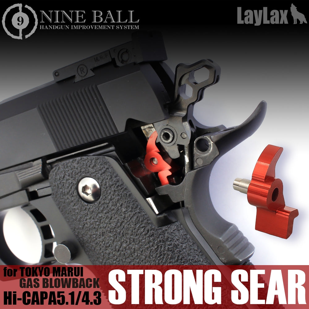 Nine Ball TM Hi-Capa GBB Enhanced Hammer Sear - Red (GG08-03)