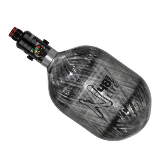 Ninja Lite 48ci 4500psi Carbon Fiber Tank w/Pro V3 Regulator - Grey Ghost