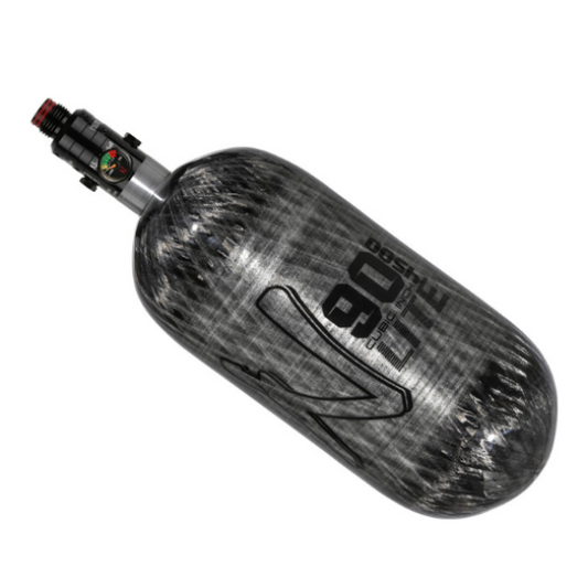 Ninja Lite 90ci 4500psi Carbon Fiber Tank w/Pro V3 Regulator - Grey Ghost