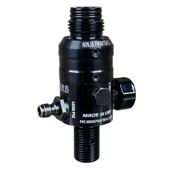 Ninja Pro V3 Tank Regulator 4500psi w/Aluminum Bonnet - Blackout