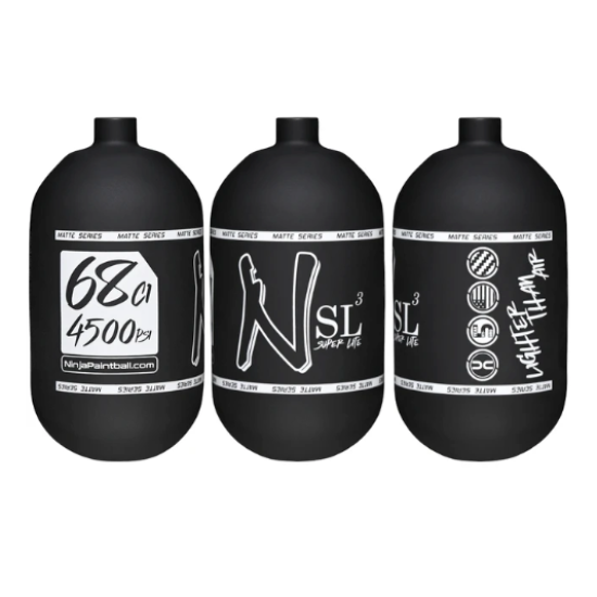 Ninja SL3 68ci 4500psi Compressed Air Tank (Bottle Only) - Matte Black/White