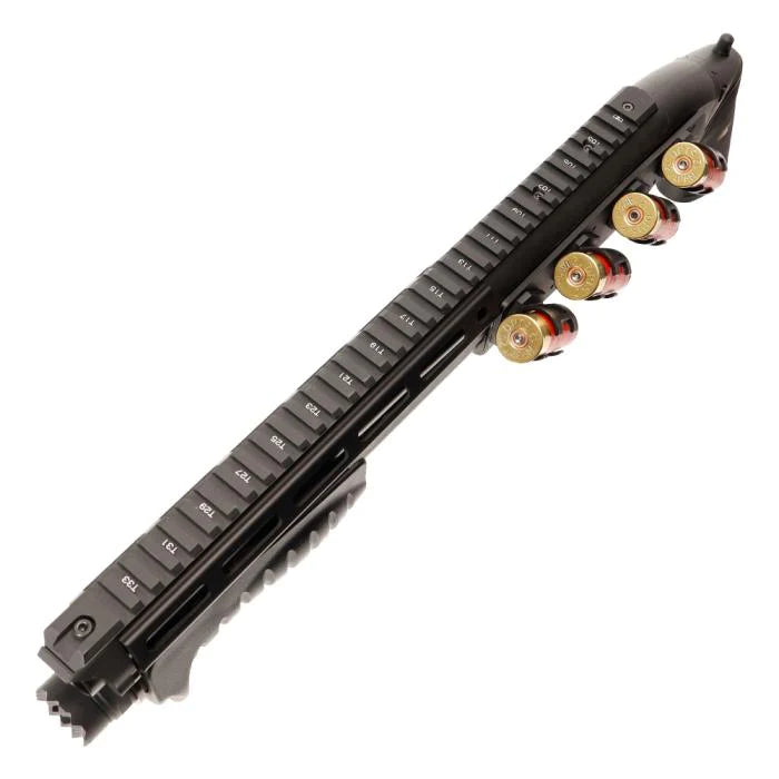 Laylax Airsoft Nitro Tokyo Marui TM M870 Shotgun Breacher Top Rail (M-LOK) - Black (GG10-14)