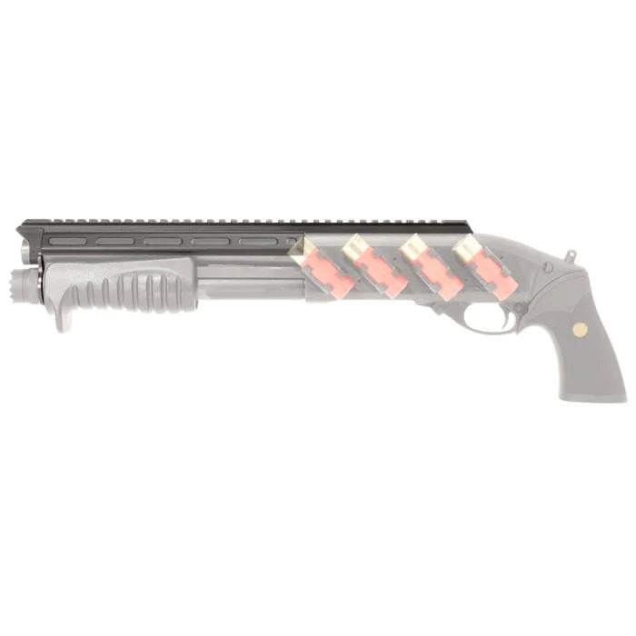 Laylax Airsoft Nitro Tokyo Marui TM M870 Shotgun Breacher Top Rail (M-LOK) - Black (GG10-14)