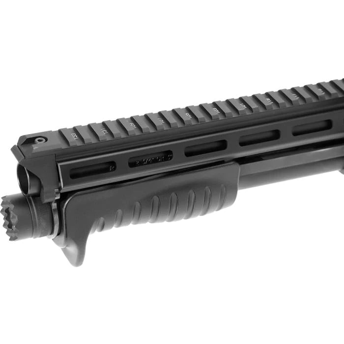 Laylax Airsoft Nitro Tokyo Marui TM M870 Shotgun Breacher Top Rail (M-LOK) - Black (GG10-14)