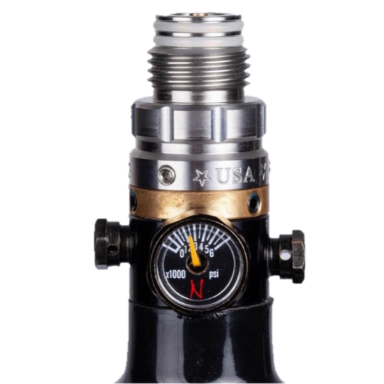 PBG Customs Ninja Pro V2 Tank Regulator Stainless Steel Bonnet (Standard Pin Valve)
