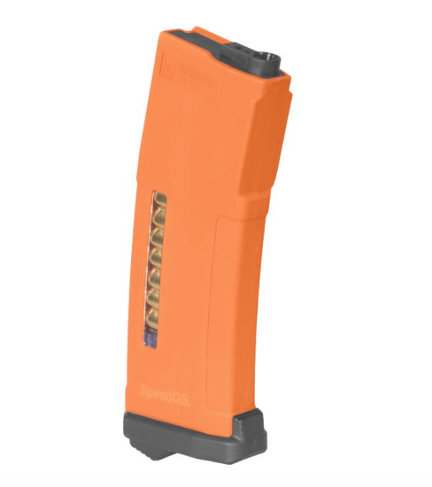 PTS SpeedQB X EPM M4 Mid-Cap 150-Round Magazine ORANGE