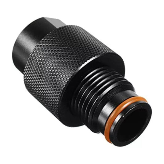 Paintball / Airsoft Tank to Gun Inline On/Off ASA (Air Source Adapter) - Black (GG07-03)