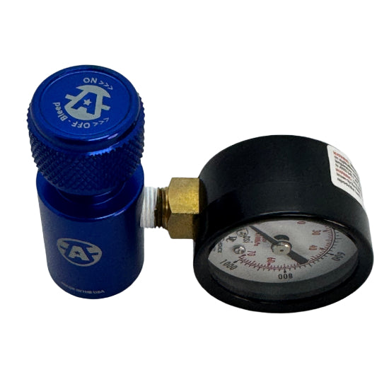 Paintball HPA Tank and Inline Regulator Pressure Tester (0-1000psi Gauge) - Blue (GG11-15)