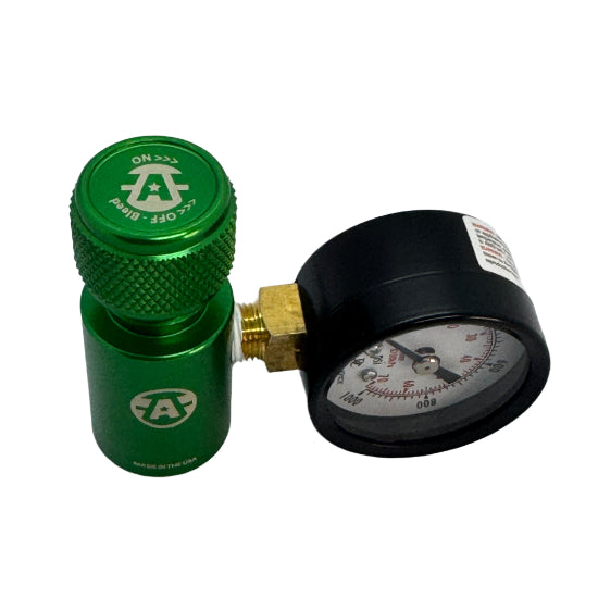 Paintball HPA Tank and Inline Regulator Pressure Tester (0-1000psi Gauge) - Green (GG11-15)