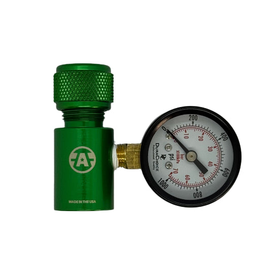 Paintball HPA Tank and Inline Regulator Pressure Tester (0-1000psi Gauge) - Green (GG11-15)