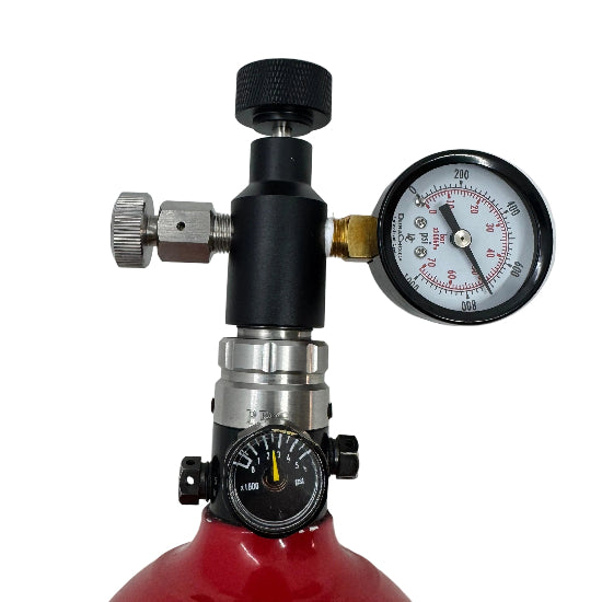  Paintball Tank and Inline Regulator Pressure Tester w/Air Vent