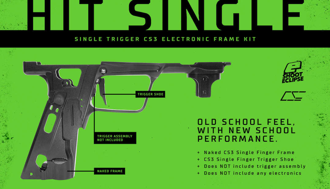 Planet Eclipse CS3 Single Trigger Electronic Frame Kit - Black