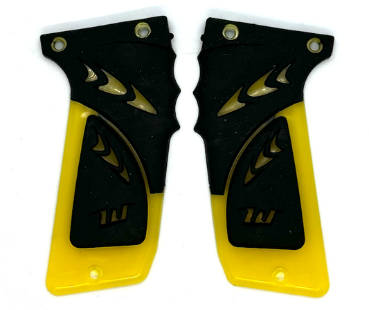 Planet Eclipse WGP Autococker EBlade/WorrBlade Electronic Frame Grip Panels - Yellow (UB7)