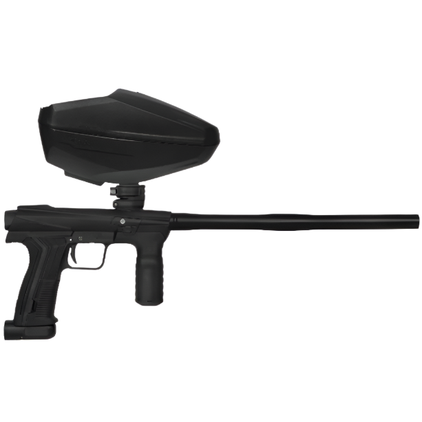 Planet Eclipse EMEK 100 Mechanical Paintball Gun with 2-Piece Barrel/Speedster Loader Combo - Black