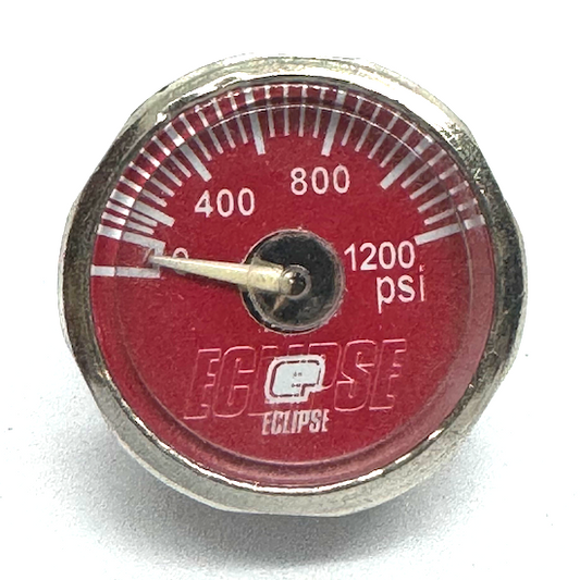 Planet Eclipse 1200psi Gauge 1" (25mm) - Red (GG05-09)