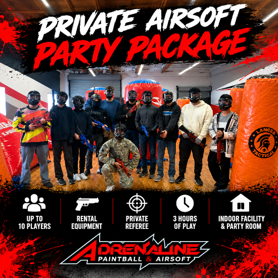 Private Airsoft Birthday Party in Gardena, CA | Adrenaline