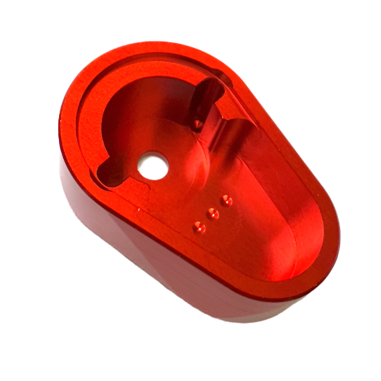 RPS Airsoft AEG/ESG M4 Aluminum Stock Delete End Cap RED 2