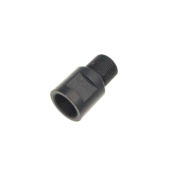 RPS Airsoft AEG M4 Barrel Extension Extender Adapter (Male 14mm CCW to Female 14mm CCW) Black .75"