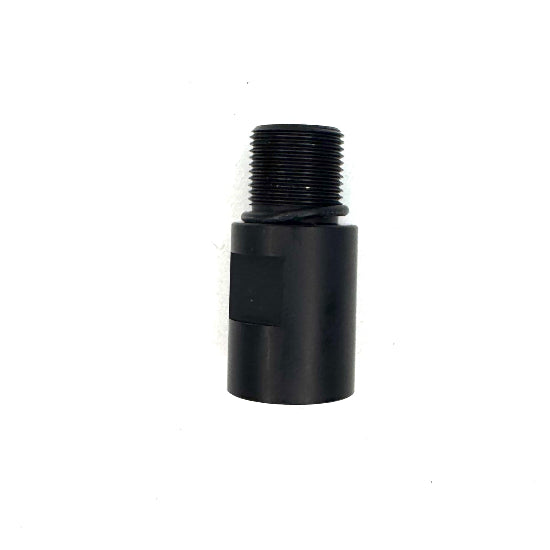 RPS Airsoft AEG M4 Barrel Extension Extender Adapter (Male 14mm CCW to Female 14mm CCW) Black 1 inch