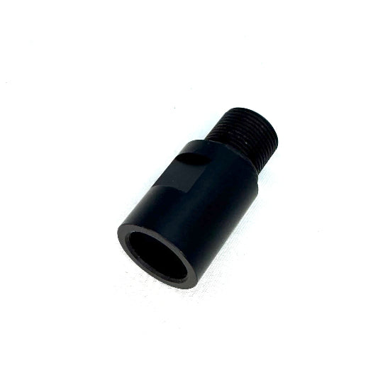 RPS Airsoft AEG M4 Barrel Extension Extender Adapter (Male 14mm CCW to Female 14mm CCW) Black 1 inch