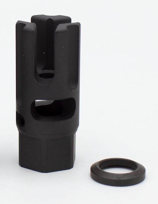 Retro Arms Airsoft AEG CNC Barrel Compensator Shim (Crush Washer) (1mm Thickness) - Black (GG07-04)