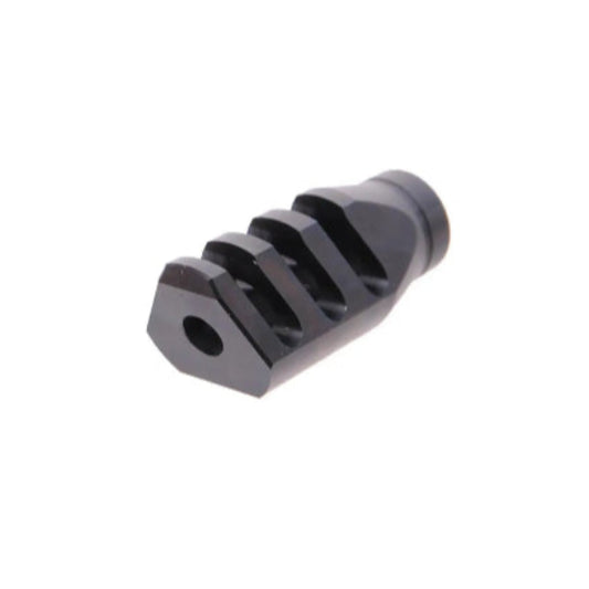 Retro Arms AEG CNC Machined Muzzle Brake Compensator 14mm CCW (Type E) BLACK