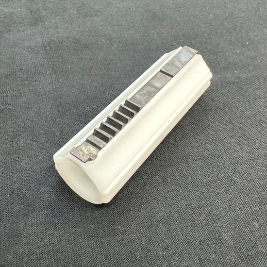 Retro Arms Airsoft CNC 9 Steel Teeth POM Piston WHITE