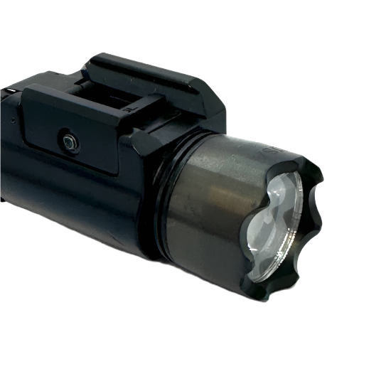 Ricochet Streamlight TLR-1 HL Flashlight Glass Breaker Screw-On Cover w/Shatter-Proof Lens (King Crown Edition) - Stainless Steel Black (GG07-15)