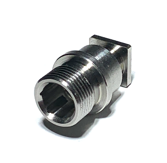 SCS Elite Force Airsoft Pistol H8R Revolver Barrel Adapter to 14mm CCW - Stainless (GG05-16)