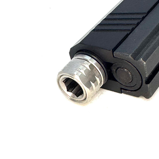 SCS CNC Outer Barrel Muzzle Thread Protector 14mm CCW - Stainless