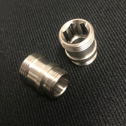 SCS Elite Force/Umarex Glock 17/19 VFC Outer Barrel Adapter (14mm CCW) - Stainless (GG05-16)
