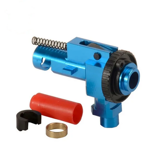 SHS AEG M4 V2 CNC Aluminum Rotary Style Hop Up Chamber Unit BLUE