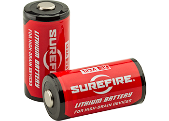 Surefire Lithium 3V CR123A Battery (2 Pack)