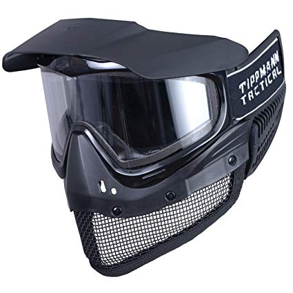 Tippmann Tactical Airsoft Goggle Mesh Bottom Skirt - Black