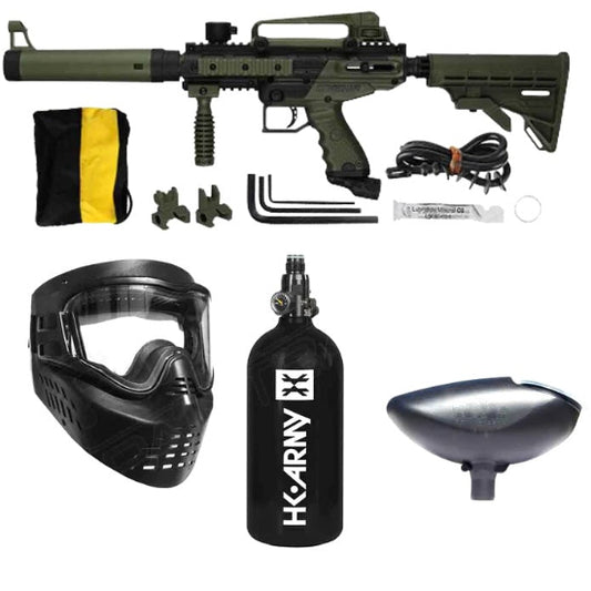 Tippmann Cronus Tactical Paintball Gun Starter Package - Black/Olive