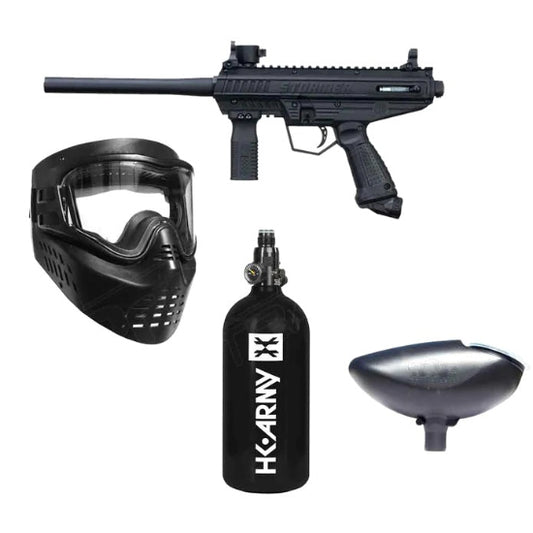Tippmann Stormer Basic Paintball Gun Starter Package - Black