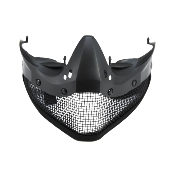 Tippmann Tactical / JT Spectra Airsoft Goggle Mesh Bottom Skirt - Black (GG05-21)