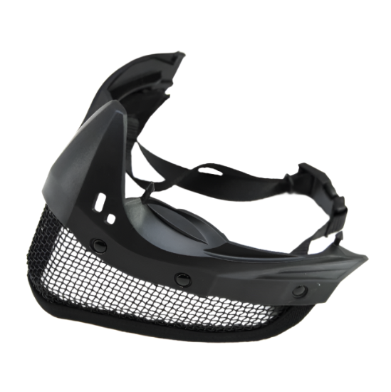 Tippmann Tactical / JT Spectra Airsoft Goggle Mesh Bottom Skirt - Black (GG05-21)