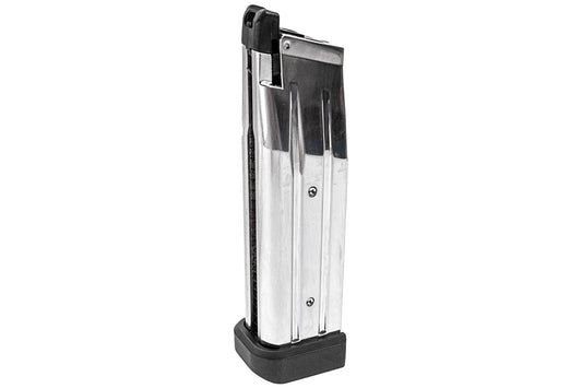 Tokyo Marui Hi-Capa Gas Blowback Airsoft Pistol 31-Round Magazine - Stainless Silver (GG02-01)