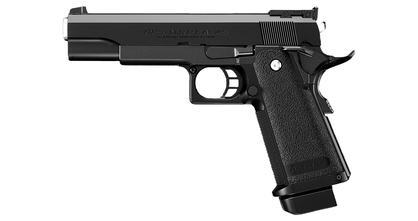 Tokyo Marui Government Hi-Capa 5.1 Gas Blowback Airsoft Pistol - Black